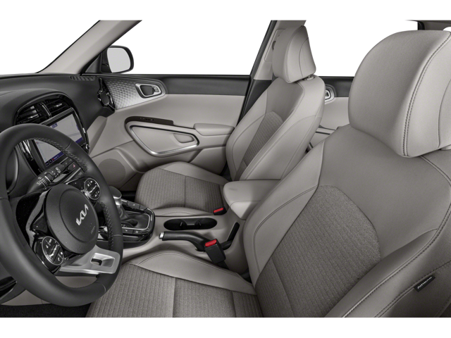 Interior view of the front seat in a 2024 Kia Soul | Kia service center in Altoona, PA | Altoona Courtesy Kia