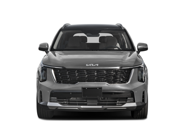 Front view of a silver 2024 Kia Sorento | Kia dealer in Altoona, PA | Altoona Courtesy Kia