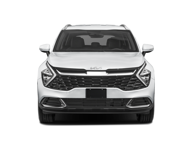 Front view of a white 2024 Kia Sportage | Kia dealer in Altoona, PA | Altoona Courtesy Kia