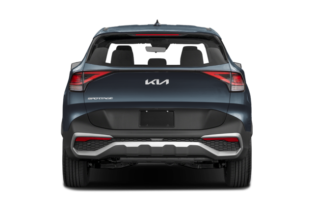 Rear view of a dark blue-grey 2024 Kia Sportage | Kia dealer in Altoona, PA | Altoona Courtesy Kia